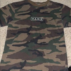 Vans camo T shirt